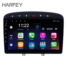 Harfey 9 “Android 8.1 Car Multimedia lettore 2Din Per Il 2010-2016 PEUGEOT 408 Radio GPS navi di Supporto OBD2 wiFi bluetooth unità di testa