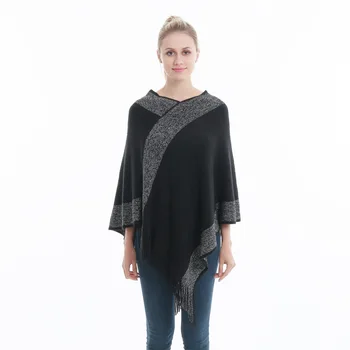 

Autumn And Winter New Pattern Thickening Shawl Popular Keep Warm Tassels Cloak Easy Will Code Suit-dress