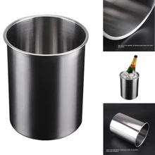 Ice-Bucket-Bar-Supplies Champagne Stainless-Steel Double-Wall Keg ABEDOE Food-Grade