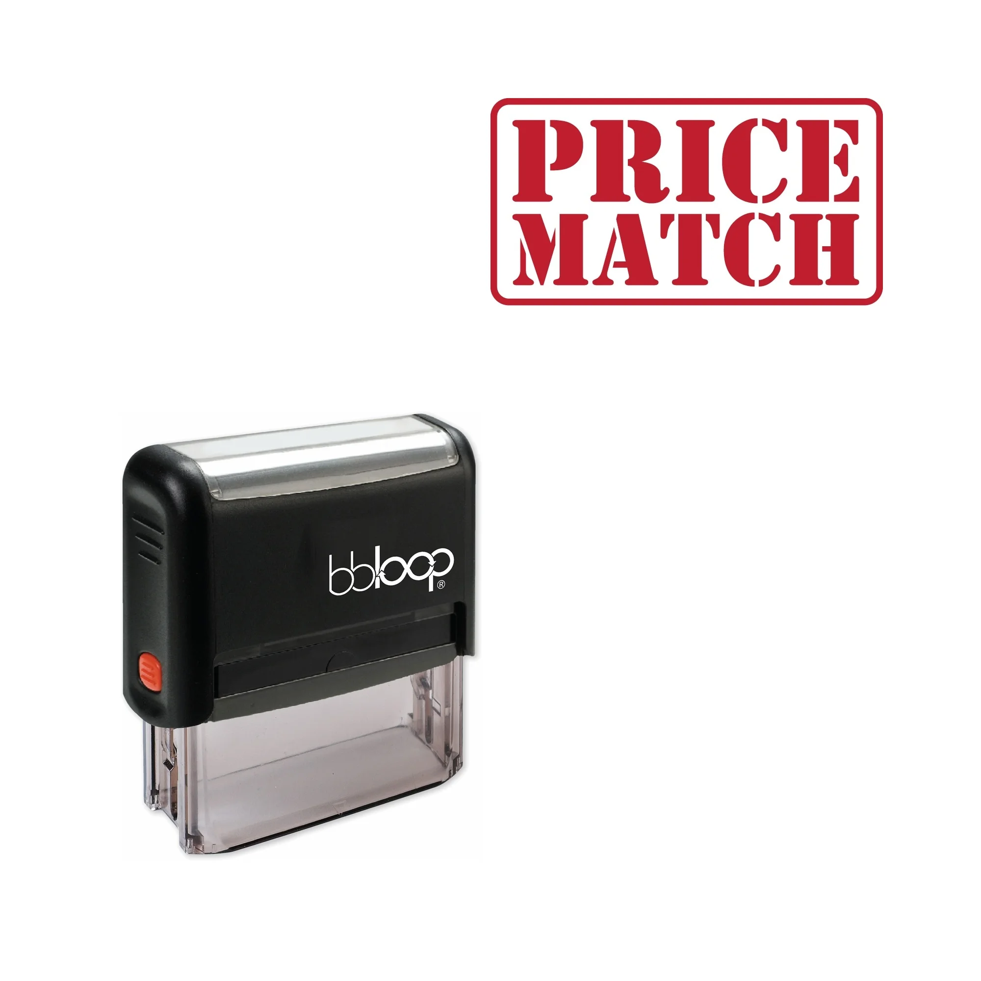 Bbloop 'PRICE MATCH' Self-Inking канцелярский штамп, прямоугольный военный Трафарет Стиль