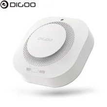 DIGOO DG-SA01 датчик дыма детектор пожарной сигнализации независимый фотоэлектрический умный дом Дистанционное оповещение работа с HOSA