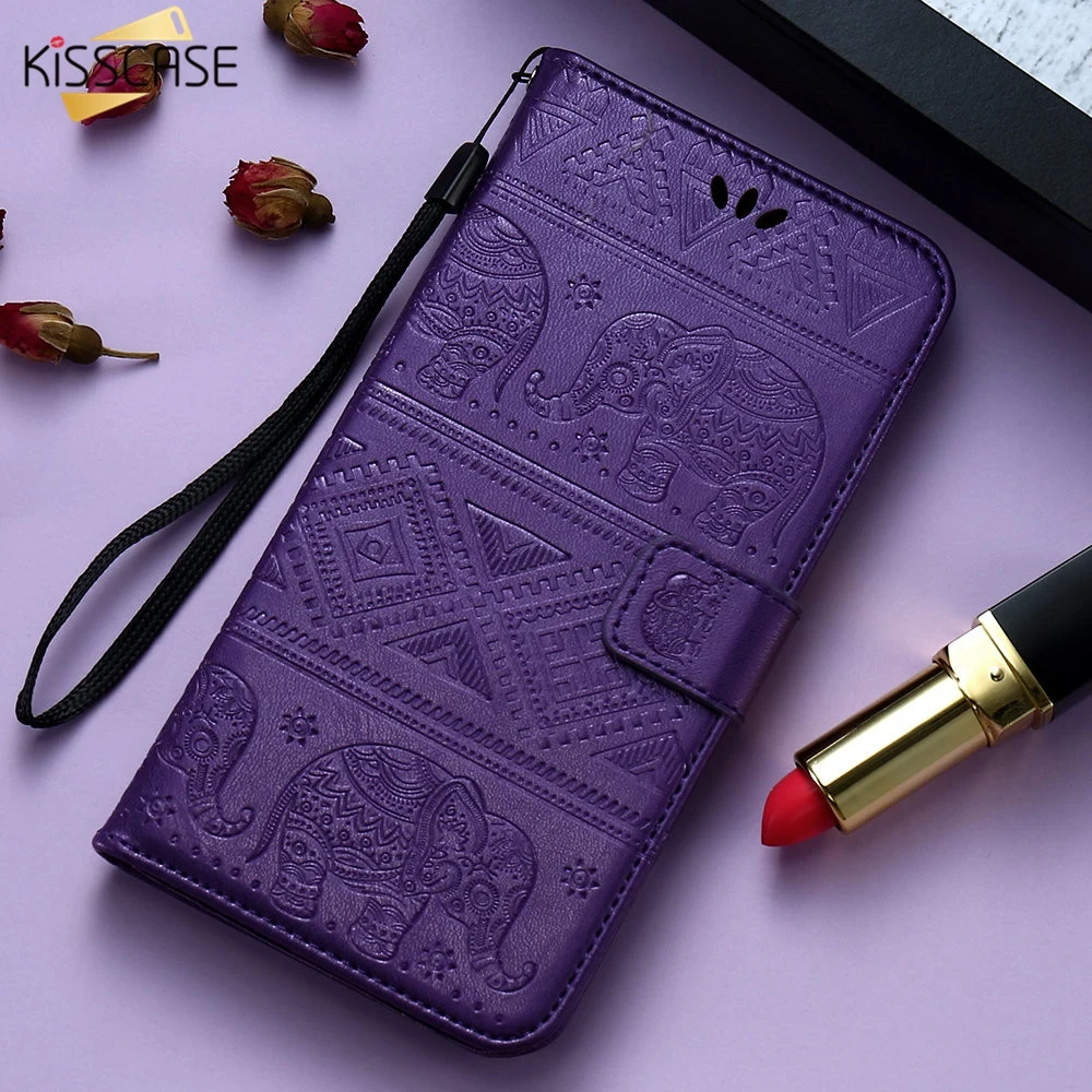 

KISSCASE Elephant Leather Pattern Case For Samsung Galaxy S8 Plus S7 S6 Edge Phone Case For Samsung A3 A5 A7 J3 J5 J7 2016 2017