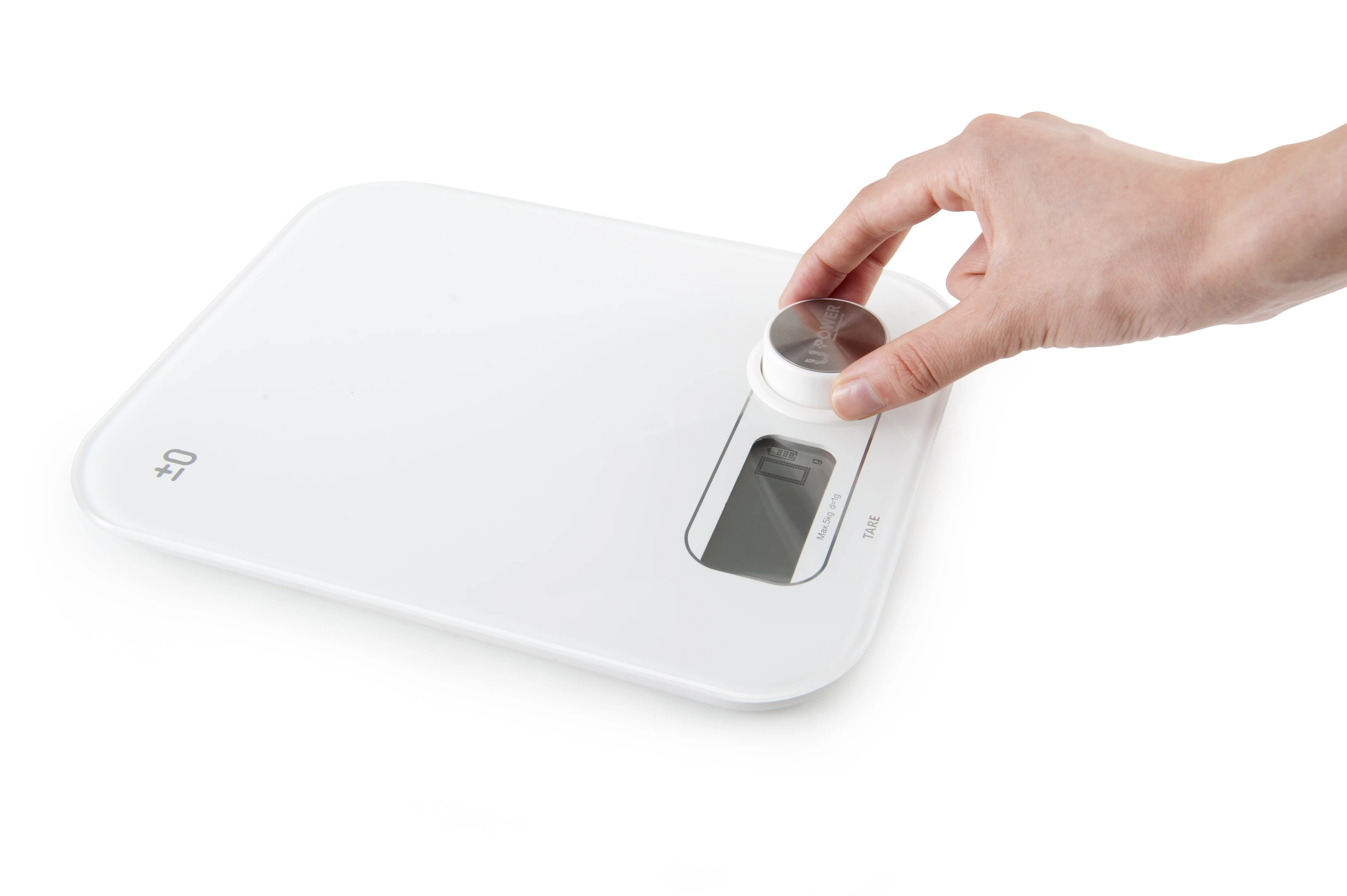  IKOHS PONDUS WHITE Kitchen Scale without Batteries White Weight Min 5g LED Display Multifunctional  - 32984958376