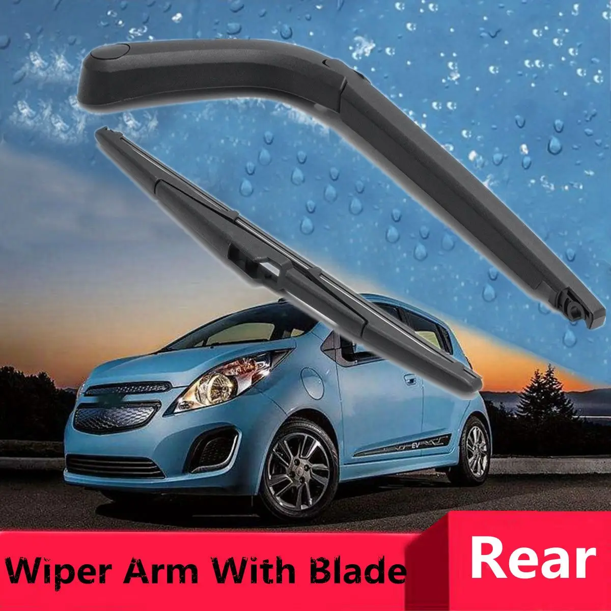 

Rear Windshield Wiper Arm Blade Windscreen Wipers For Chevrolet Spark 2013 2014 2015 2016 Car Accessories