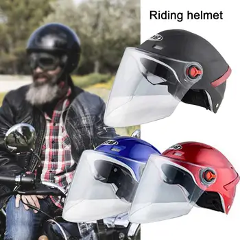 

Motorcycle Open Face Motorcycle Helmet Sun Protection Unisex Safety Helmet Moto Racing Motorcycle Vintage Helmets