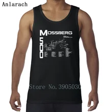 Mossberg 500 Explosion View жилетки XS-2xl Crazy Designs летние майки Мужские дышащие высокого качества одежда Anlarach family