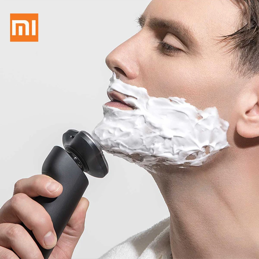 Xiaomi Mijia электробритва 3 головки Flex бритва сухой влажный бритвенный моющийся основной-Sub Dual Blade Turbo Mode Comfy Clean для мужчин