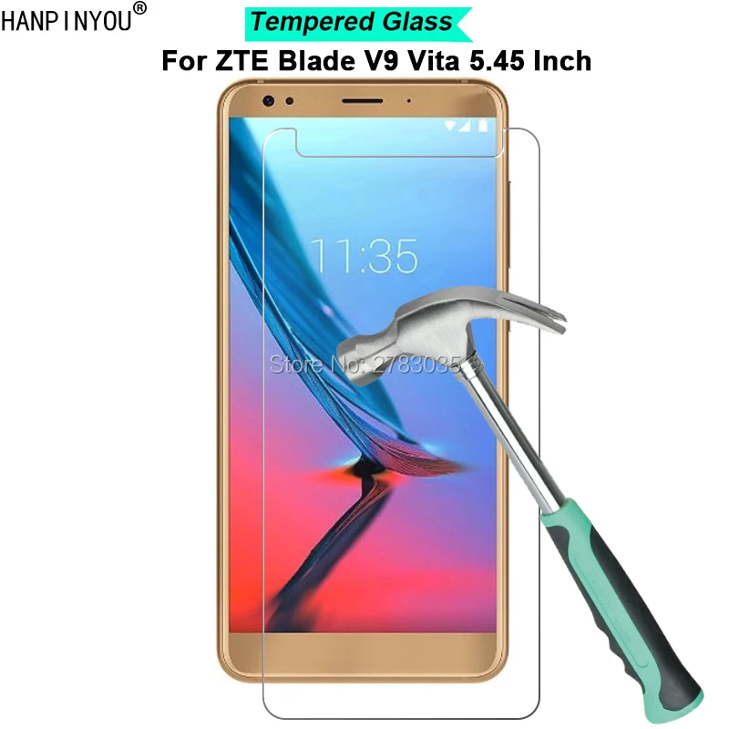 Для ZTE Blade V9 Vita 5 45 &quotновая твердость 9H 2.5D ультра-тонкая закаленная Защитная