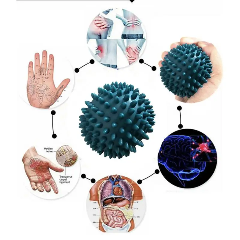 Yoga Balls Muscle Relaxation Pelvic Exercise Sports Fitness Foot Massage Ball Body Trigger Point Fitness Hand Foot Pain Relief