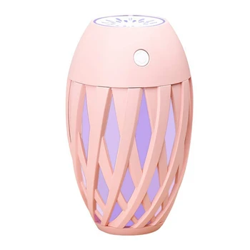 

Vaporizer Humidifier USB Small Mini Humidifier with Two Adjustable Mist Mode / Timer, Automatic 7 Color LED Lights, Olive Type