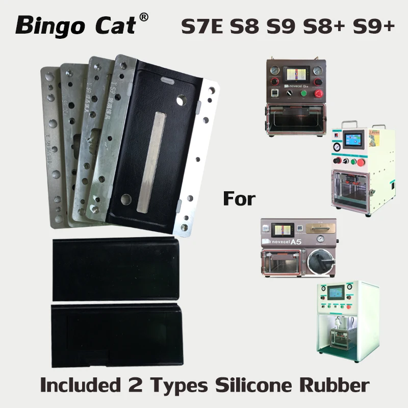 

For Samsung Galaxy S9 S8 Plus S7 edge LCD Screen Laminating Position Mold Glass OCA Alignment Mould Unbent Flex cable
