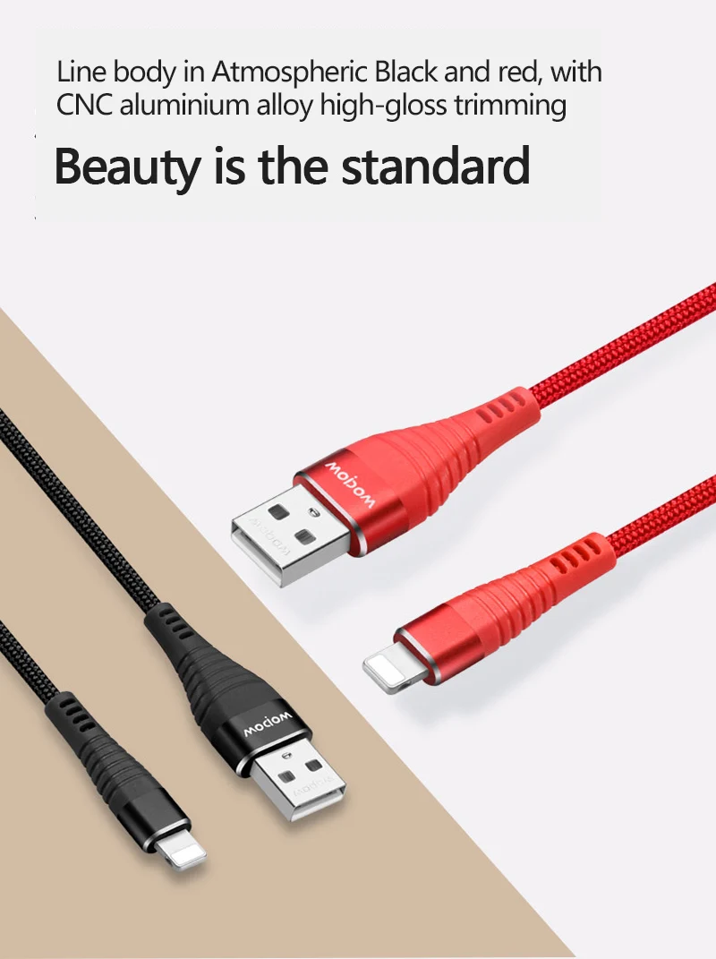 WOPOW USB кабель для iPhone X XS MAX XR 8 7 6 5 S plus Кабель быстрой зарядки мобильного телефона