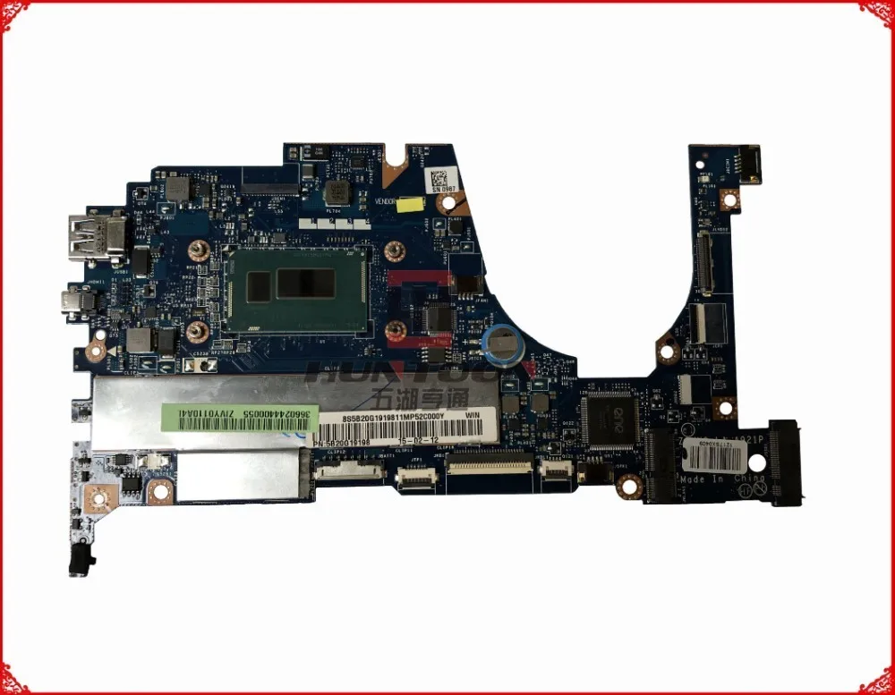 FRU: 5B20G19198 для Lenovo Yoga 2 13 материнская плата ноутбука ZIVY0 LA-A921P SR1EF I5-4210U 8GB RAMs 100%