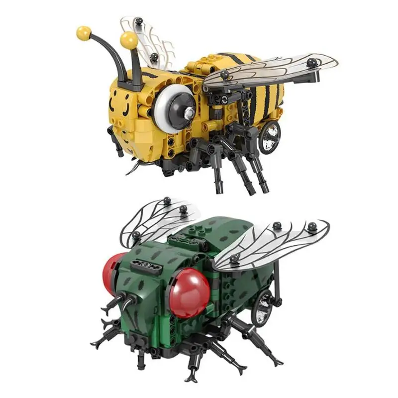 

285pcs/280pcs/set Simulated Insect DIY Electric Bee Fly Building Blocks Compatible Technic Model Building Brick Kids Toys