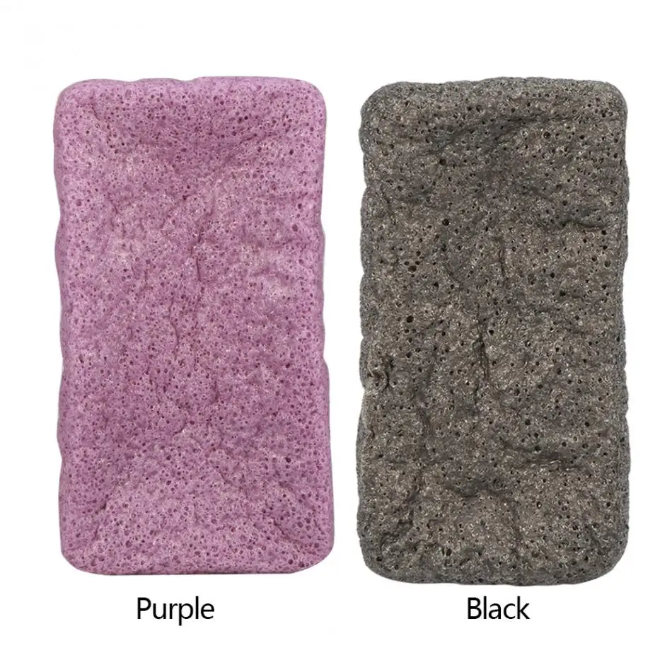 Влажная Чистящая губка Мочалка для мытья тела Органическая нежная натуральная активная растительная мягкая спонж для умывания инструменты для очистки кожи