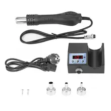 220 В 8858D цифровой фена Регулируемый Температура Инструмент для демонтажа для BGA паяльная ЕС plug пневматический фен термовоздуходувы