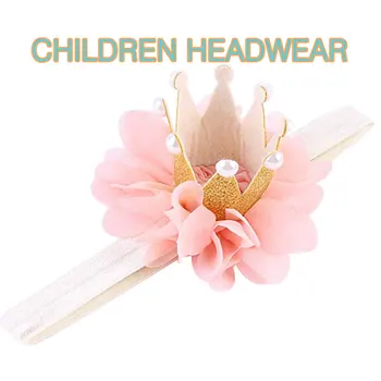 

Cute Girls Crown Princess Hair Bands Lace Pearl Shiny Star Headband Barrettes Headwear Hair Accessories