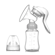 Ручной молокоотсос 150 мл силиконовый ручной насос для грудного вскармливания портативный молочный насос с крышкой для кормления грудью