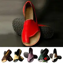 Женские кожаные босоножки на платформе с коррекцией формы стопы; повседневные Летние босоножки с корректором боли в ногах; 4