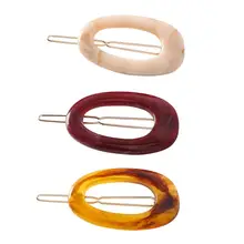 3 шт. шпильки для волос, элегантные, мраморные, Овальные Заколки для волос, заколки для волос, головной убор для девушек, женщин, девушек