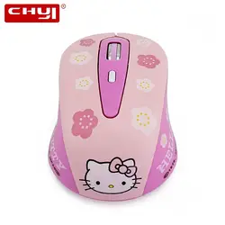 CHYI Прямая доставка 3D мультфильм Проводная usb-мышь 2,0 Pro розовый милый игровая оптическая мышь Мыши компьютерные для компьютера PC дети