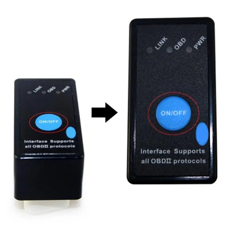Автомобильный диагностический инструмент V2.1 ELM327 Bluetooth ELM 327 OBD2 OBD ii CAN BUS
