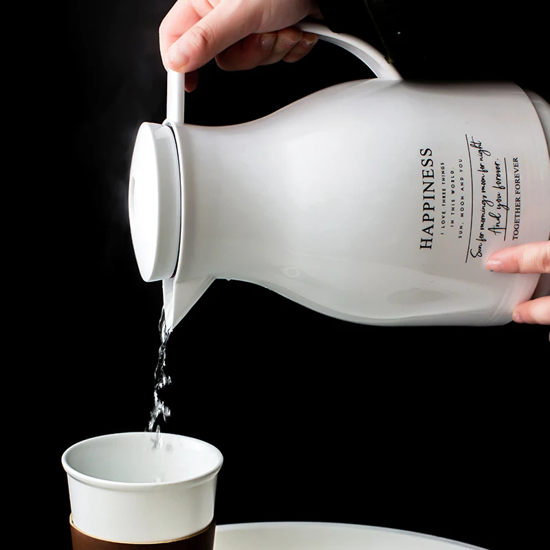 Ordic чайник с термоизоляцией Тип штампованной детали 900 мл Термос Кофе бидоны котелок для питьевой воды дом, офис, бар