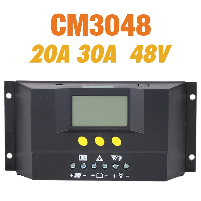

EASUN PWM 20A 30A Solar Panel Controller Regulator Charge Battery Protection 48V Auto Switch for PV System