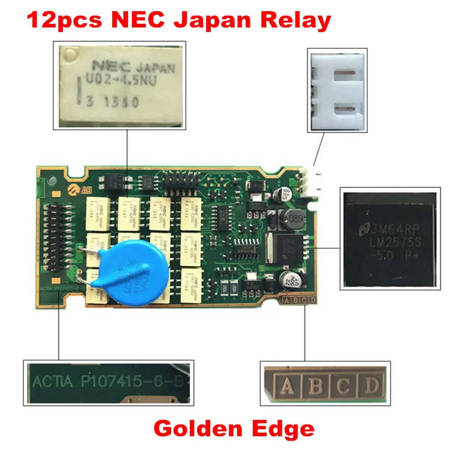 Лучшее качество Lexia3 полный чип золото PCB Diagbox V7.83 PP2000 V48/25 Lexia 3 для Citroen для peugeot прошивка 921815C реле NEC