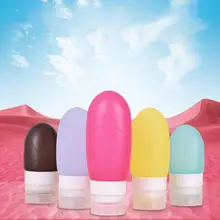 В форме сердца дорожный флакон для косметических средств герметичный лосьон в бутылочке домашнего силикона многоразового использования, пустые косметические контейнеры