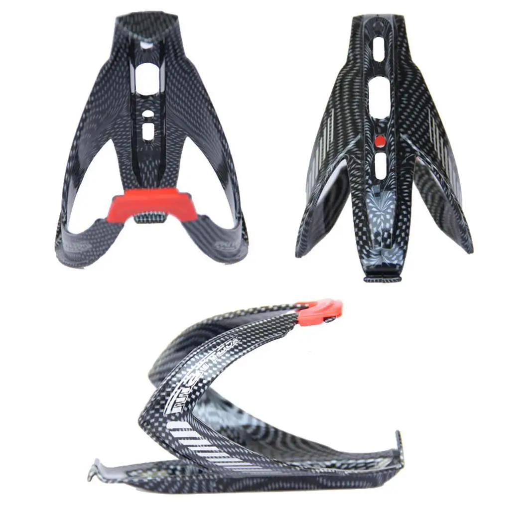 

Outdoor Cycling Carbon Fiber Plastic Bike Water Bottle Holder Bicycle Accessory