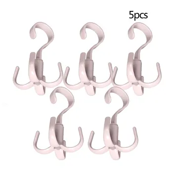 

2019 New 360Â° Rotating Plastic Tie Belt Scarf Storage Hanger Rack Holder Organiser Hook