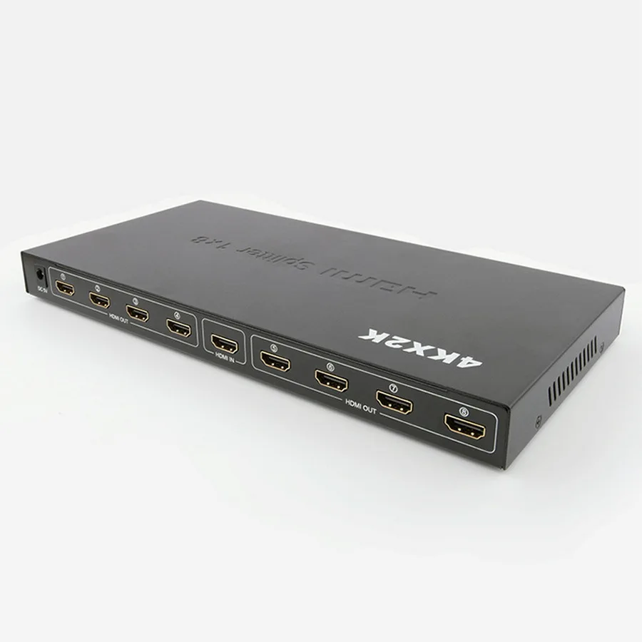 5 шт. 4K HDMI Сплиттер порт 1X8 распределяет 1 источник на 8 дисплеев одновременно 3D