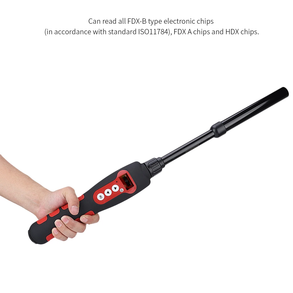 

Waterproof RFID Animal Reader Sticker Potrable Scanner for FDX-A FDX-B HDX Chips