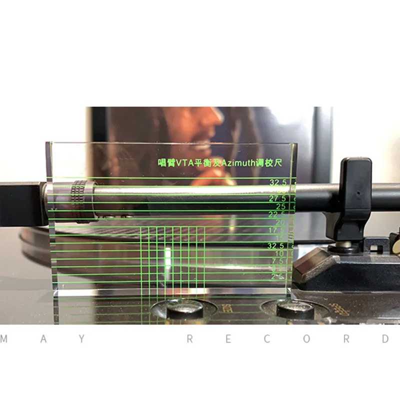 LP проигрыватель виниловых пластинок измерительный Phono тонарм LP Azimuth VTA/картридж линейка VTA баланс поющей руки