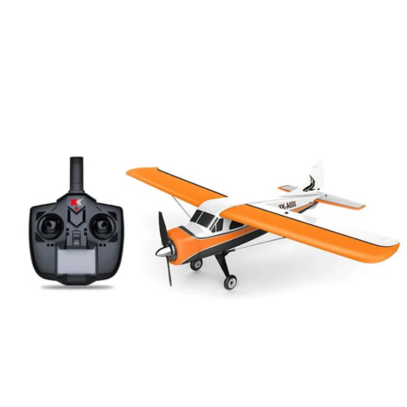 XK DHC-2 DHC2 A600 5CH 3D 6G Системы бесщеточный мотор RC самолет совместимый для Futaba в режиме RTF 1/2 прокатки