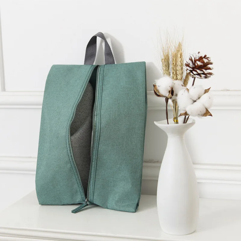 

Travel Concise Cation Oxford Cloth Shoe Bag A Business Transparent Bag Foldable Package Closet Organizer Vacuum Zakken Kleding