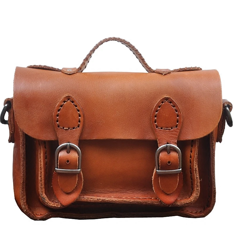 Маленькая Sac Crossbody сумки для Для женщин Курьерские Винтаж кожа доктор мешки Сумки