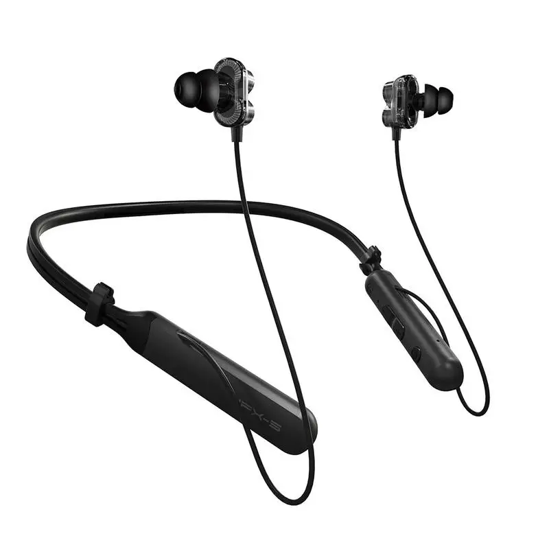 

Portable Earphones Double Moving Circle Rear-Mounted Bluetooth Earbuds Stereo Hd Clear Sounds Devices With Mic Hands-free Calls