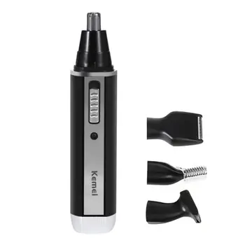 

For KEMEI KM-6630 4 in 1 Electric Nose Ear Hair Trimmer Shaver Temple Cutter