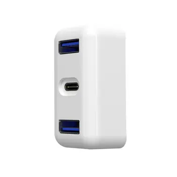 

Portable Quick Charge Converter Dual USB 3.0 Type-C Adapter for MacBook
