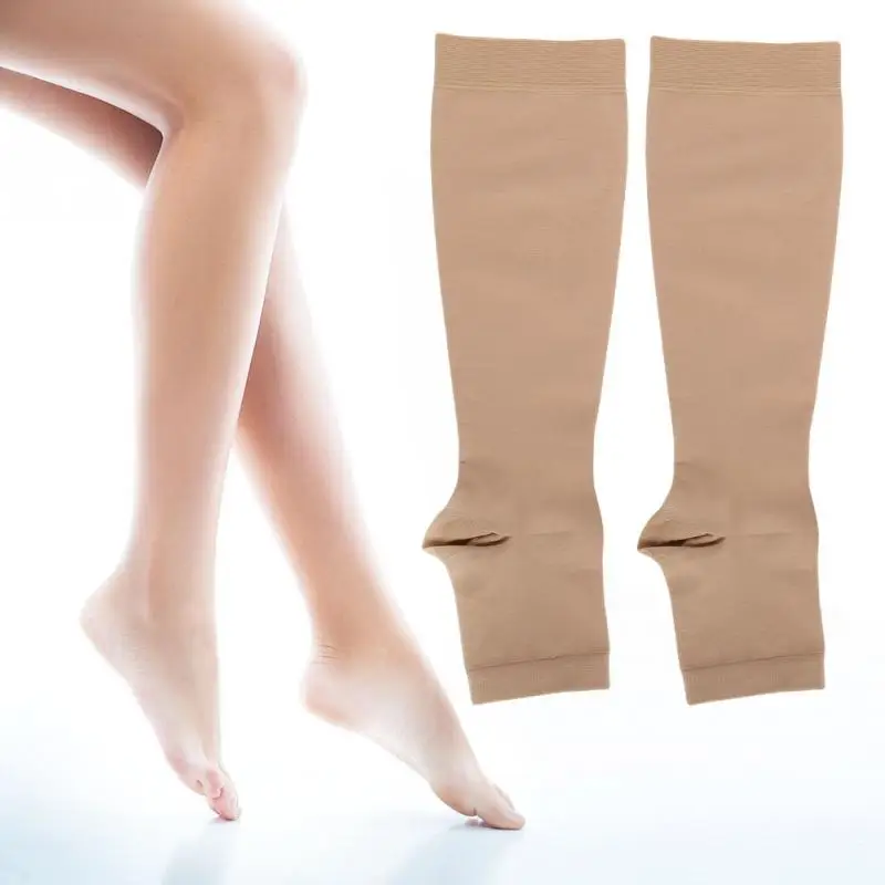 Kitechildhood 1 Pair Opaque Compression Socks Calf Leg Varicose Veins Socks for Women Z3802 