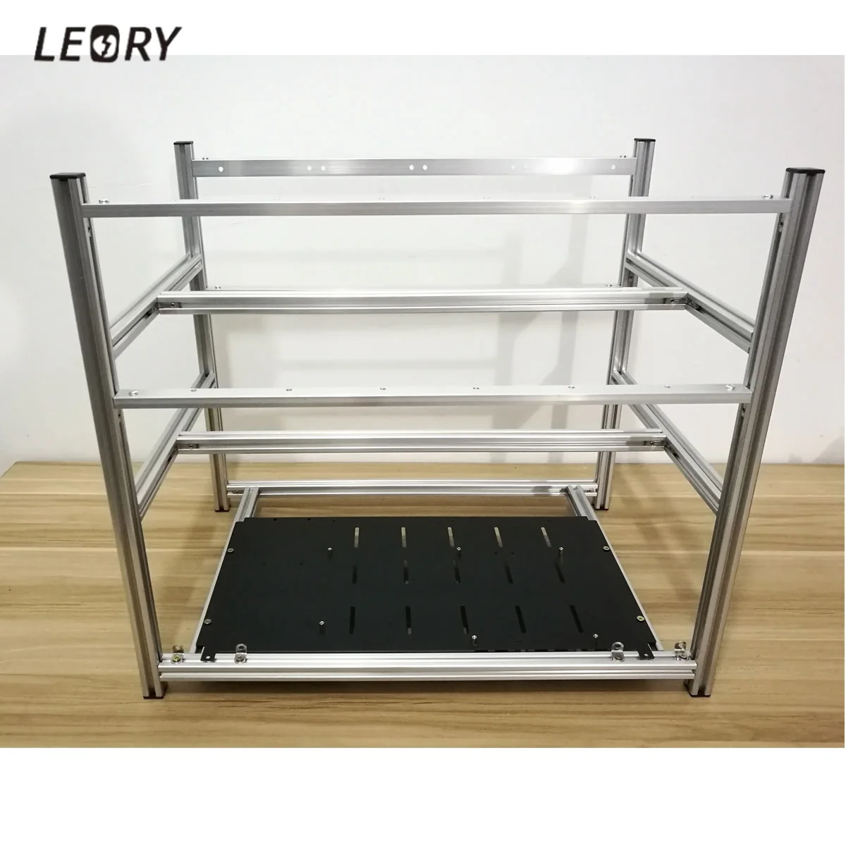 LEORY 1pcs Open Air Mining Rig Non-Stackable Frame Case for 12 GPU ETH BTC Ethereum New Computer Mining Frame Server Chassis LEORY 1pcs Open Air Mining Rig Non-Stackable Frame Case for 12 GPU ETH BTC Ethereum New Computer Mining Frame Server Chassis
