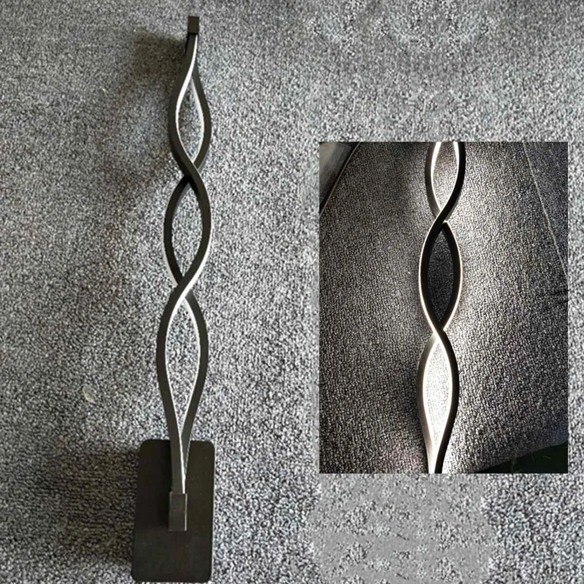 

20W Nordic Aluminum Wave Wall Lamp Modern Minimalist LED Wall Light Indoor Wall Sconce Fixture for Bedroom Mirror Warm Lighting