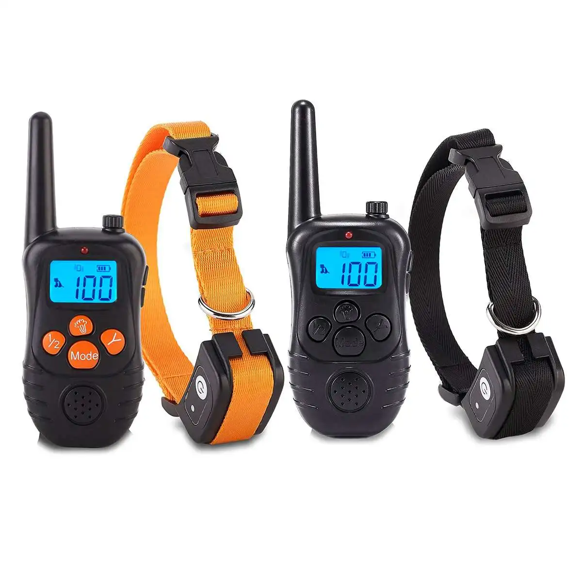 

LCD Dog Pet Training Collar Anti-Bark Electric 100 Level Shock Remote Control