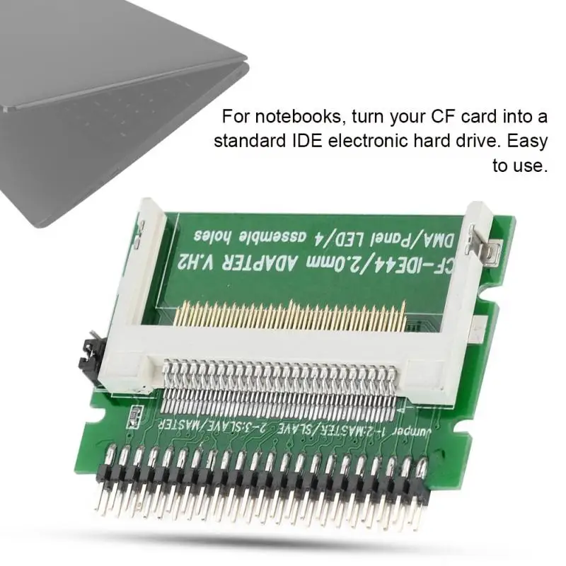 Компактная флеш карта памяти CF на 2 5 дюймовый 44Pin IDE ноутбук SSD HDD адаптер