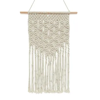 

Macrame Woven Wall Hanging Tapestry-Room Hangers Decor-Home Art -Kitchen/Nursery/Bedroom/Farmhouse/Party/Birthday/Dorm Decorat