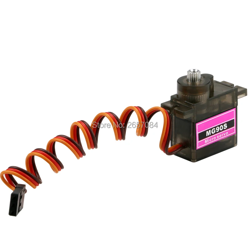 10pcs/lot MG90S mg90s Metal gear Digital 14g mini Servo For Rc <br />Helicopter Plane Boat Car Model is special-in Parts