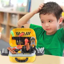 Имитирующий инструмент сумка на плечо набор для Детский чемодан игрушки для интеллекта разборка инструмент для моделирования обучающая игрушка для мальчиков