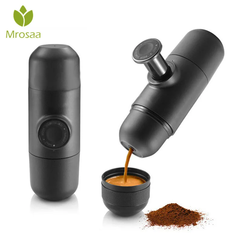 Portable Mini Coffee Machine Manual Coffee Maker Pressure Espresso Coffee Maker Handheld Espresso Maker Pots for Home Traveller